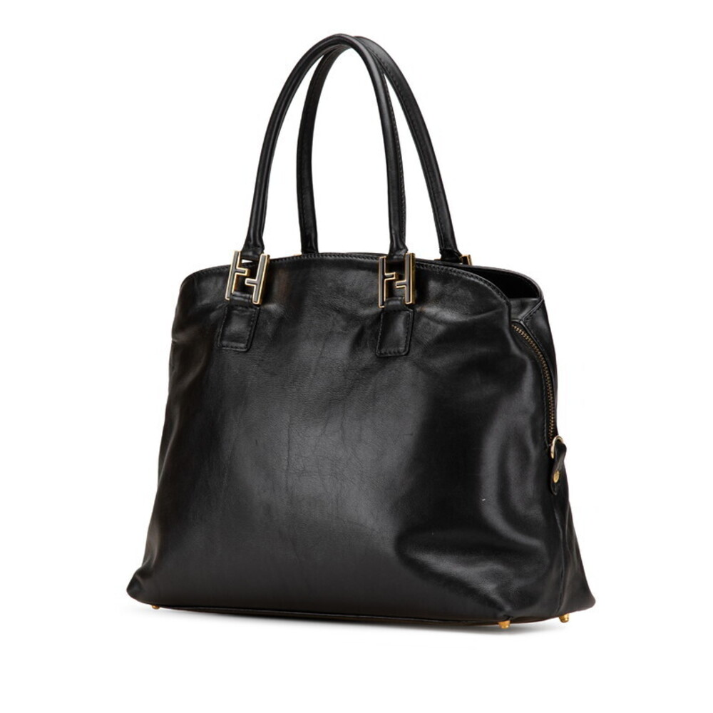 Fendi Selleria handbag black leather - Picture 2 of 8